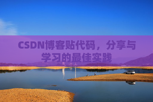 CSDN博客贴代码，分享与学习的最佳实践